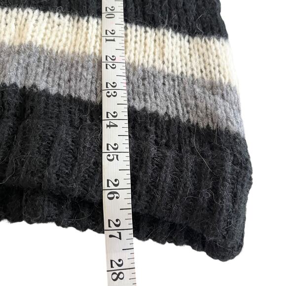 Zara Steven Meisel Striped Alpaca Sweater – Cozy Oversized Fit size M - Picture 5 of 6